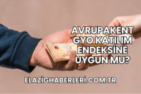 Avrupakent GYO Katılım Endeksine Uygun mu?