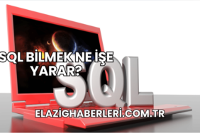 SQL Bilmek Ne İşe Yarar?
