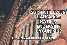 Sur Tatil Evleri Halka Arz Katılım Endeksine Uygun mu?