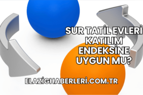 Sur Tatil Evleri Katılım Endeksine Uygun mu?