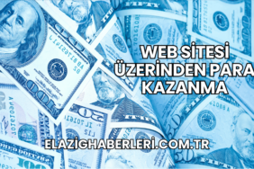 Web Sitesi Üzerinden Para Kazanma