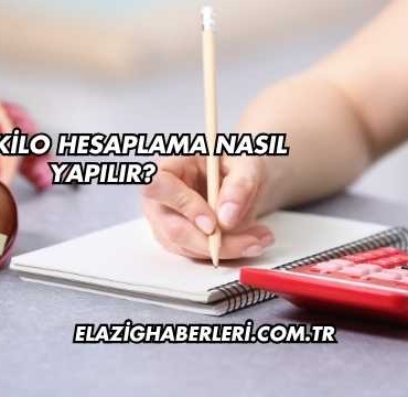 İdeal Kilo Hesaplama Nasıl Yapılır?