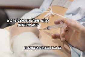 Kortizonlu İğne Kilo Aldırır mı?