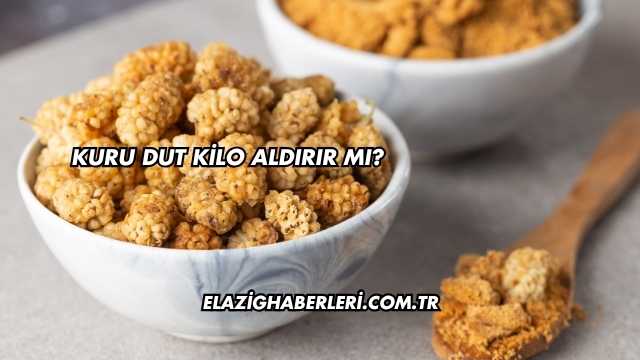 Kuru Dut Kilo Aldırır mı?