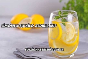 Limonlu Su Kilo Aldırır mı?