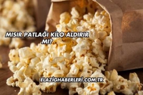 Mısır Patlağı Kilo Aldırır mı?