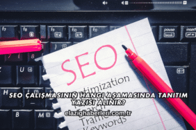 SEO Çalışmasının Hangi Aşamasında Tanıtım Yazısı Alınır?